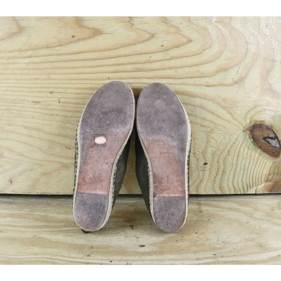 Celine Shoes Womens 8.5 Brown Pony Hair Espadrilles Flats Paris Dust Bag - Picture 8 of 13
